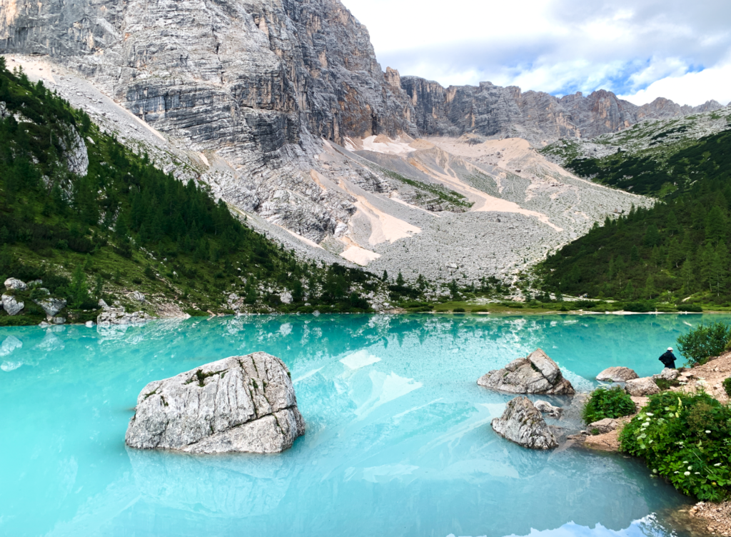 Capture the globe lago di sorapis