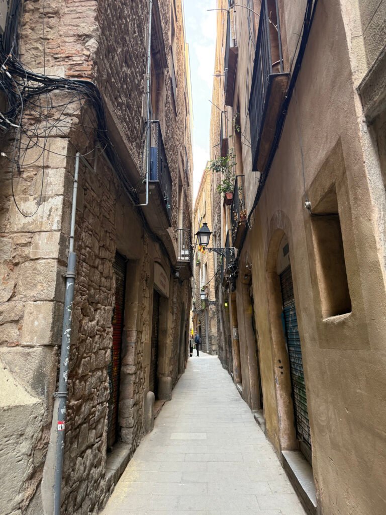 Kleine straatjes Barcelona te voet