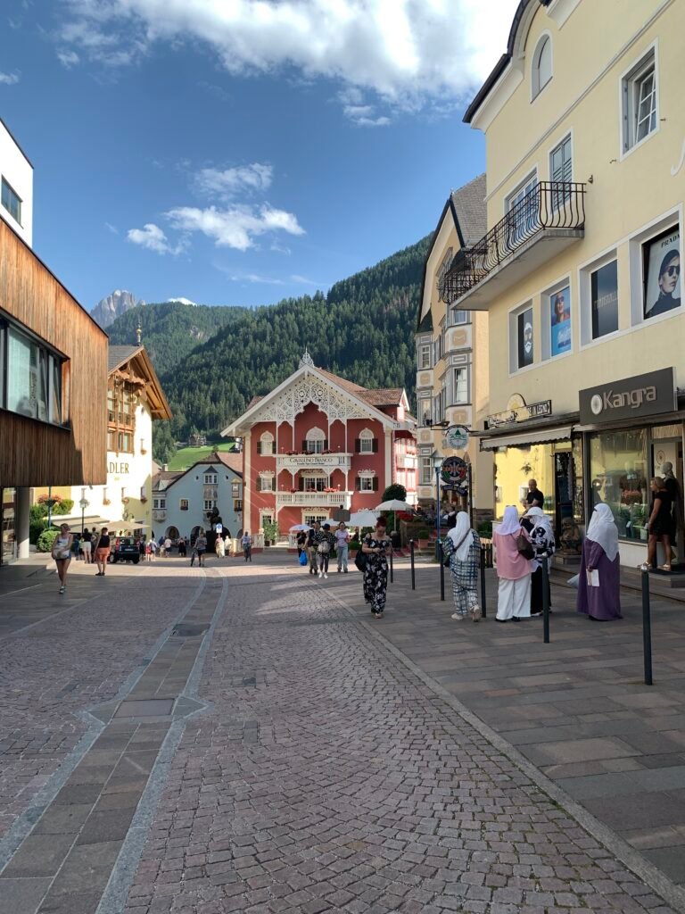 Aankomst ortisei